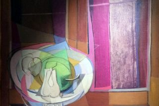 31 Frutera y Ventana By Vicente Forte Painting At Alvear Art Hotel Buenos Aires